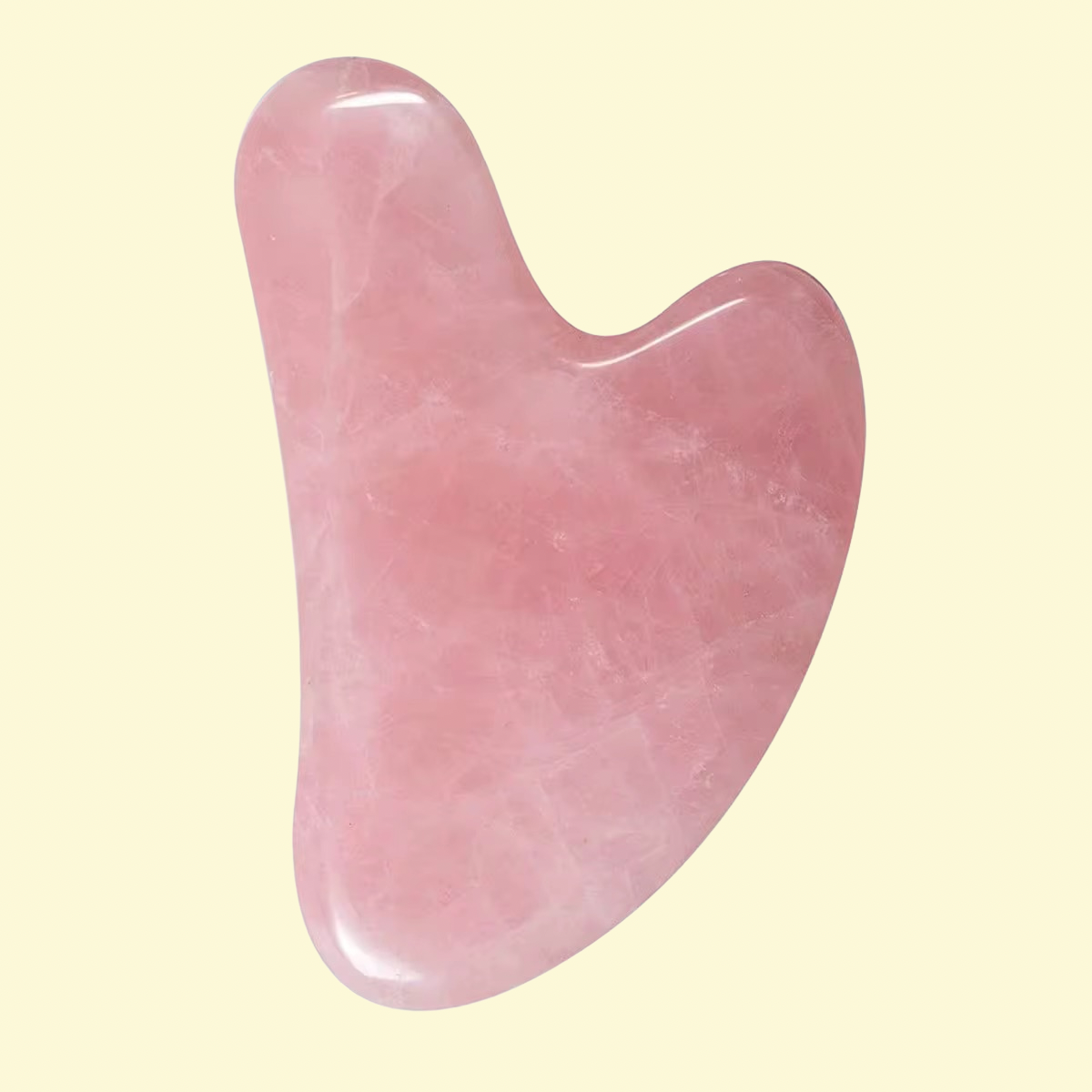 100% Natural Rose Quartz Gua Sha